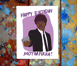 Samuel L Jackson Happy Birthday Card