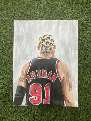 ORIGINAL PAINTING DENNIS RODMAN