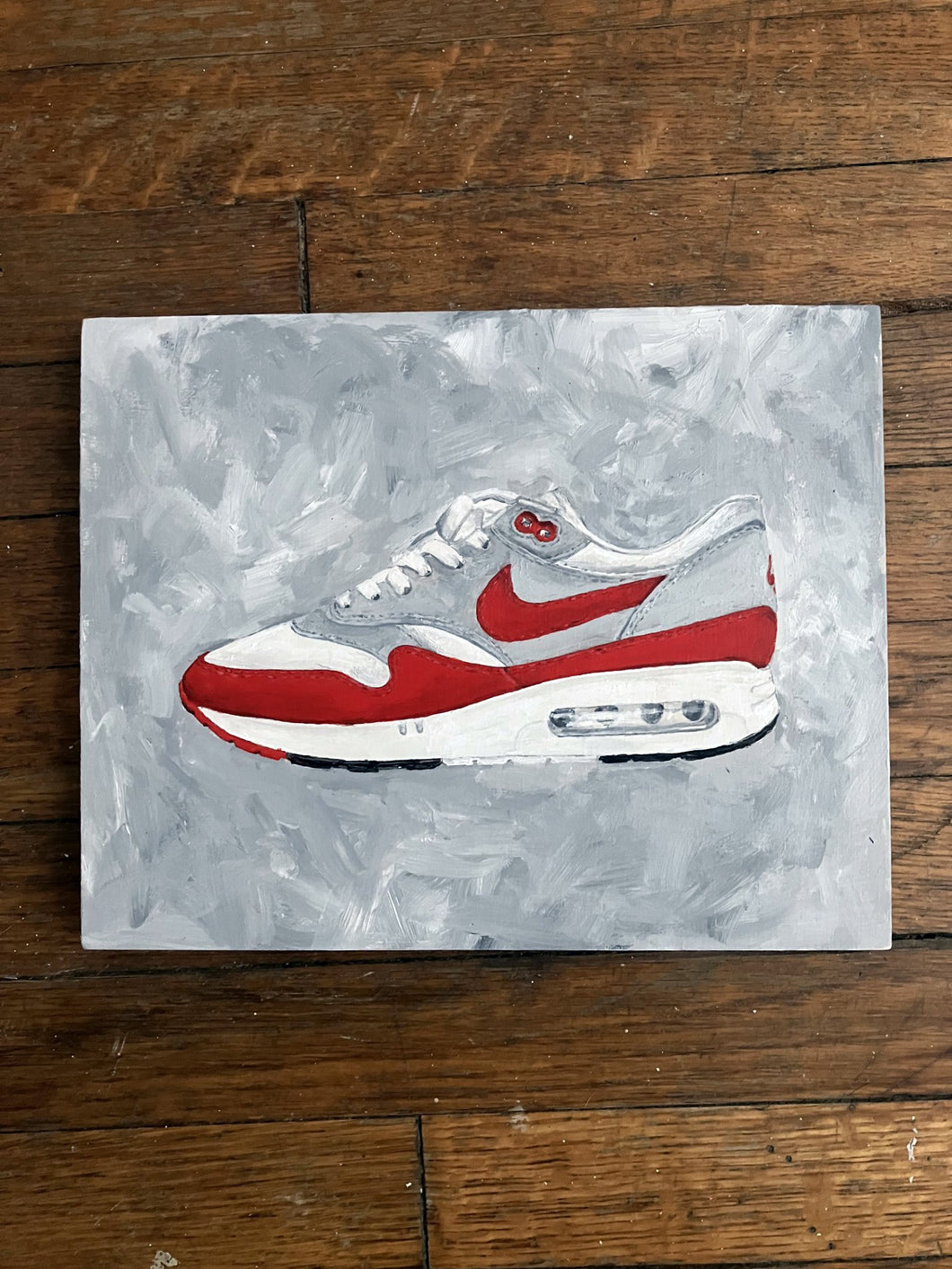 ORIGINAL PAINTING NIKE AIR MAX 1 SNEAKERS