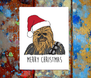 Chewbacca Christmas Card