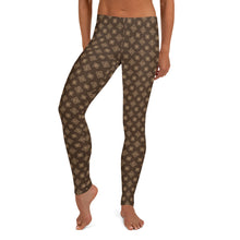 Cool S Pattern All Over Print Leggings - Style 3 Brown
