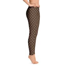 Cool S Pattern All Over Print Leggings - Style 3 Brown