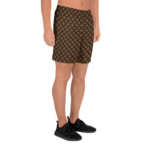 Cool S Pattern All Over Print Shorts - Style 3 Brown