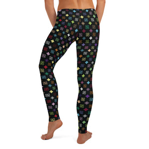 Cool S Pattern All Over Print Leggings - Style 1 Multi Color