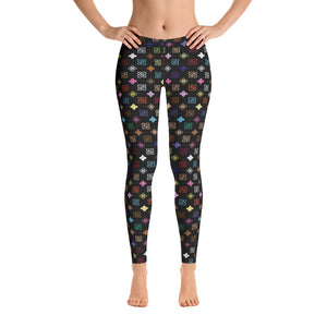 Cool S Pattern All Over Print Leggings - Style 1 Multi Color