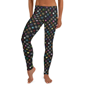 Cool S Pattern All Over Print Leggings - Style 1 Multi Color