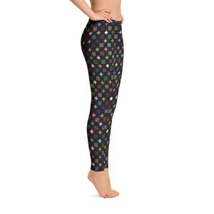 Cool S Pattern All Over Print Leggings - Style 1 Multi Color