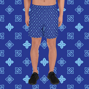 Cool S Pattern All Over Print Shorts - Style 4 Blue