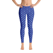 Cool S Pattern All Over Print Leggings - Style 4 Blue
