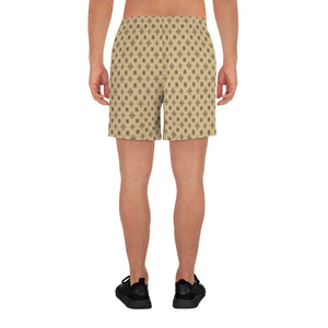 Cool S Pattern All Over Print Shorts - Style 2 Tan