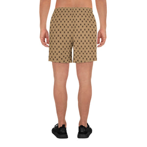 Weed Leaf All Over Print Shorts - Tan