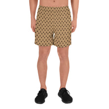 Weed Leaf All Over Print Shorts - Tan