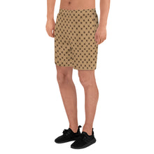 Weed Leaf All Over Print Shorts - Tan