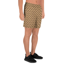 Weed Leaf All Over Print Shorts - Tan