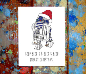 R2D2 Christmas Card