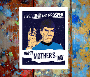 Spock Father's Day Greeting Card