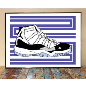 Air Jordan 11 Art Print
