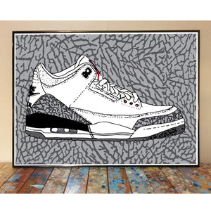 Air Jordan 3 Art Print
