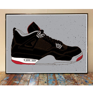 Air Jordan 4 Art Print