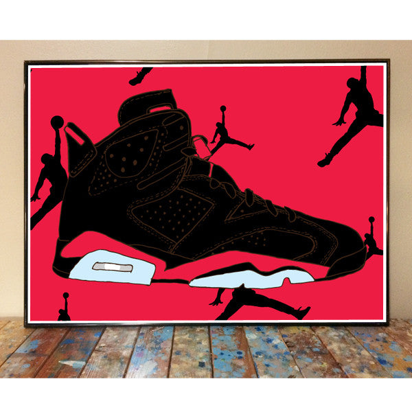 Air Jordan 6 Art Print
