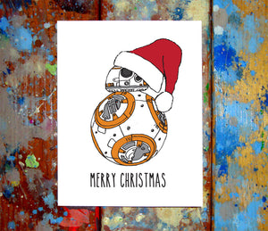 BB8 Christmas Card