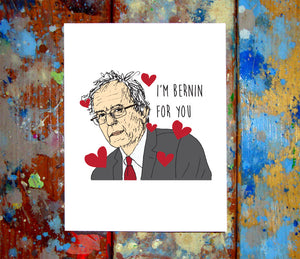 Bernie Sanders I Love You Card