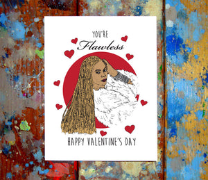 Beyonce Valentine Card
