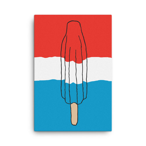 Bomb Pop Illustration Canvas Print