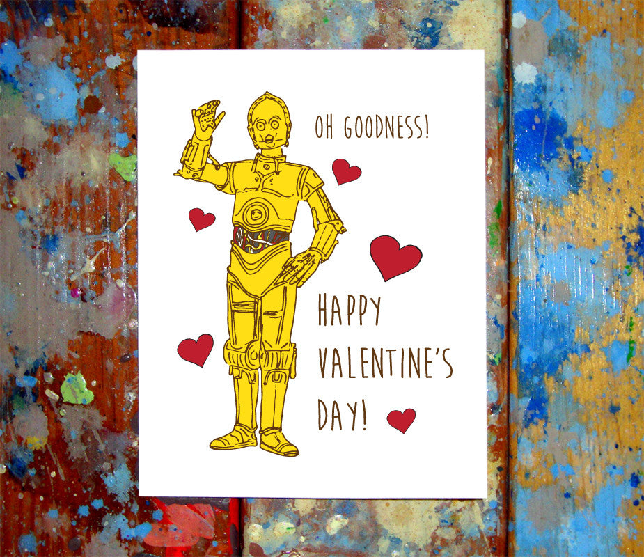 C3PO Valentine Card