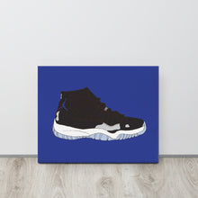 AIR JORDAN 11 SPACE JAM SNEAKER ART CANVAS PRINT