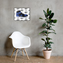 AIR JORDAN 1 ROYAL SNEAKER ART CANVAS PRINT