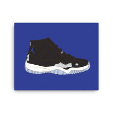 AIR JORDAN 11 SPACE JAM SNEAKER ART CANVAS PRINT