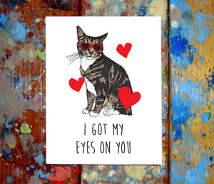 Cat Valentine Love Card