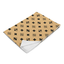 Cool S Pattern Throw Blanket - Style 6 Tan