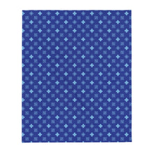 Cool S Pattern Throw Blanket - Style 4 Blue
