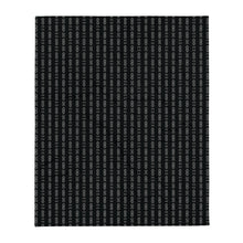 Cool S Pattern Throw Blanket - Black