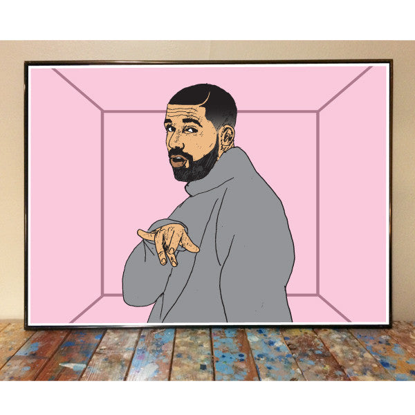 Drake Hotline Bling Poster – My Hot Posters