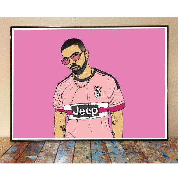 pink juventus jersey drake