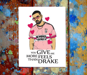 Drake Juventus Jersey I Love You Card
