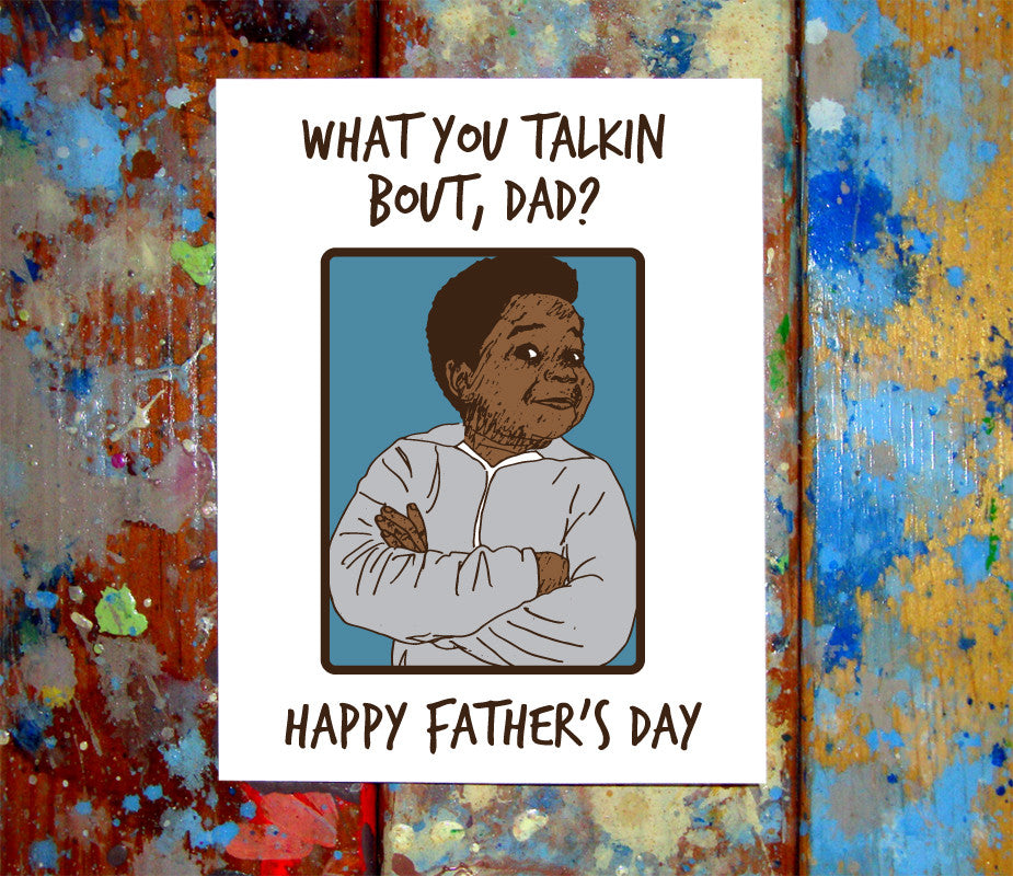 Gary Coleman Father's Day Greeting Card