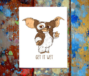 Gizmo Get It Wet Card