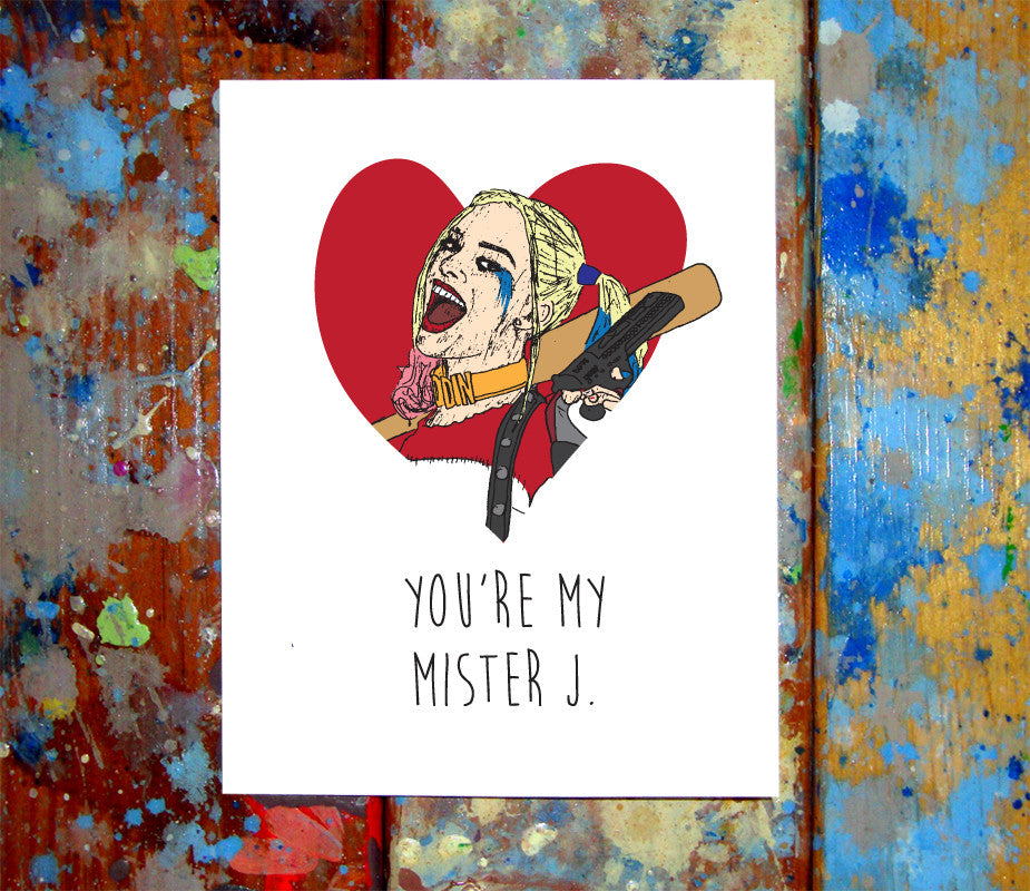 Harley Quinn Valentine Card
