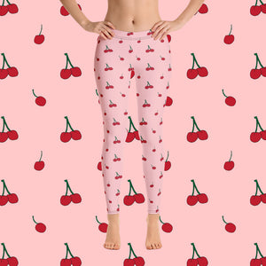 Cherry All Over Print Leggings
