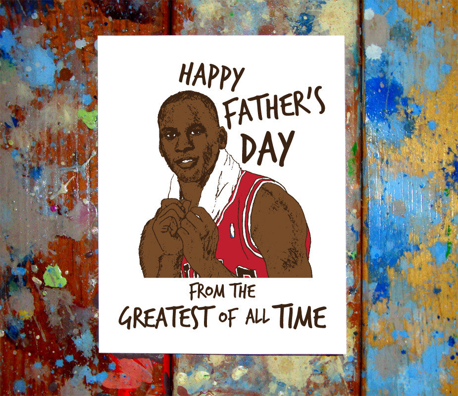 Michael Jordan Father's Day Greeting Card