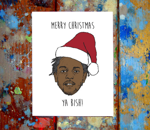 Kendrick Lamar Merry Christmas Card