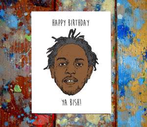 Kendrick Lamar Birthday Card