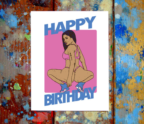 Nicki Minaj Birthday Card