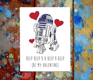 R2D2 Valentine Card