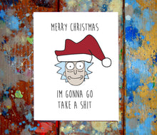(2 Pack) Rick & Morty Christmas Greeting Cards