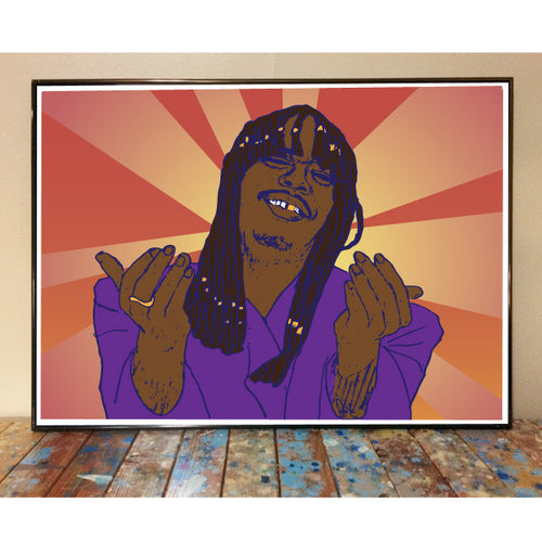 Rick James Dave Chappelle Art Print